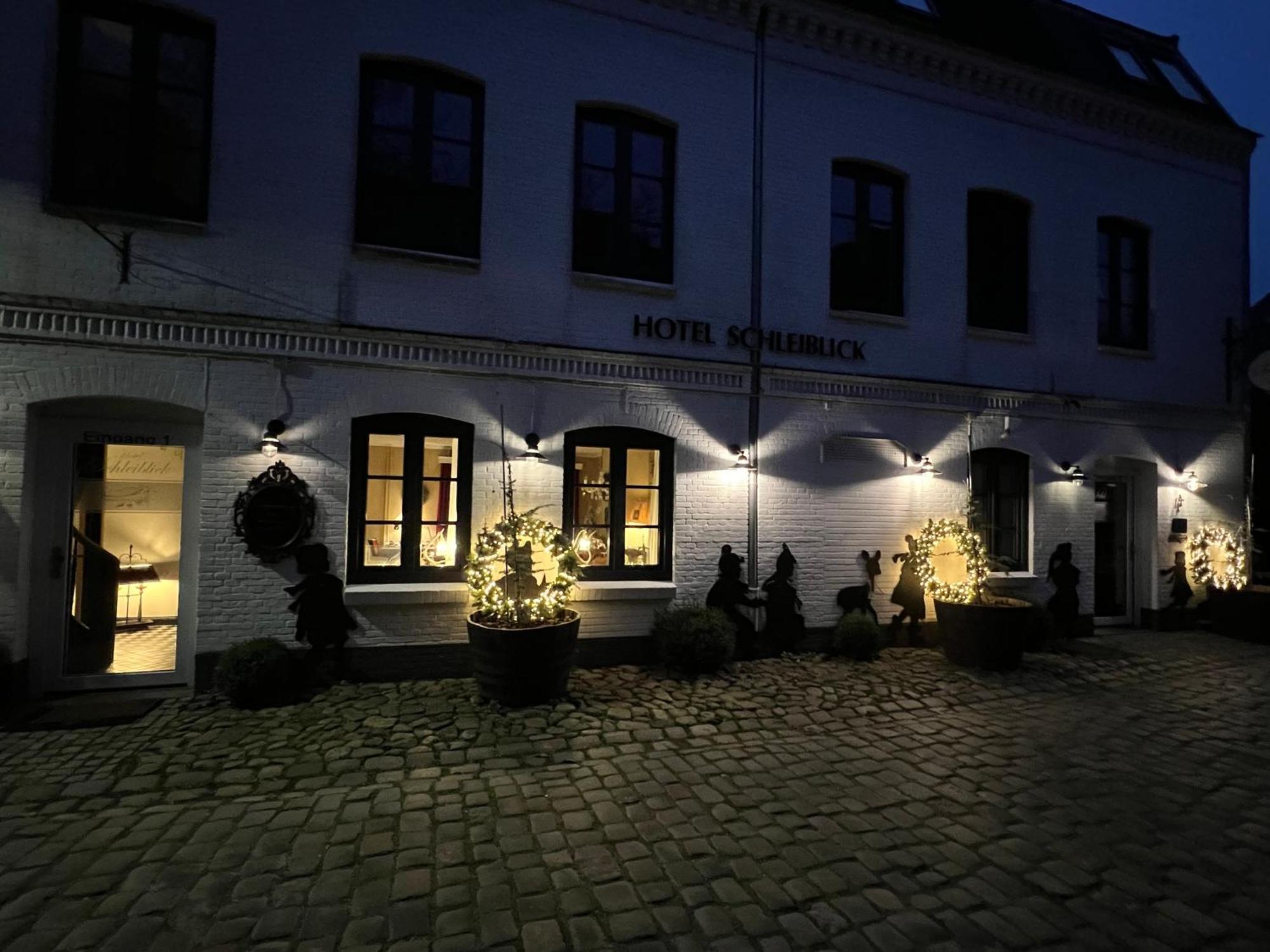 Das Kleine Hotel Schleiblick Schleswig Esterno foto